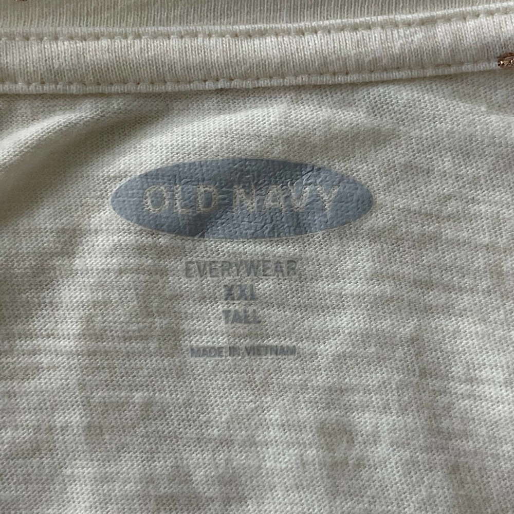 OLD NAVY | LONG SLEEVES TOP SIZE XXL CREAM COOPER  COTTON POLKA DOTS - Picture 7 of 8